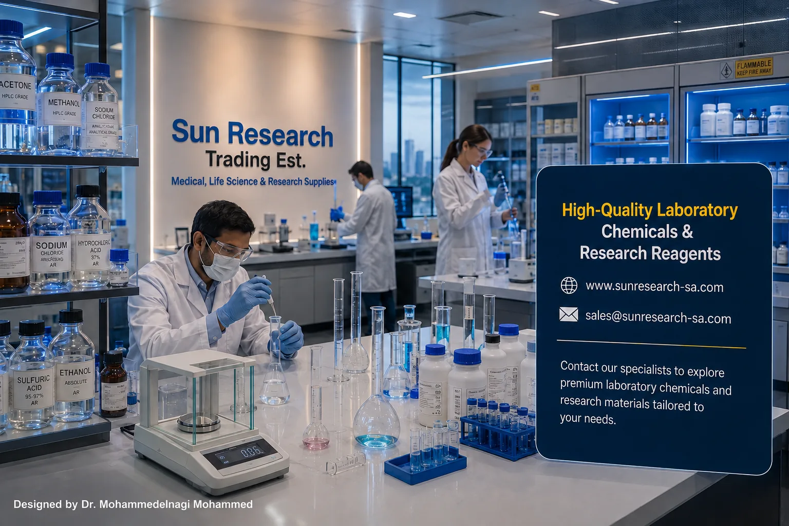 Laboratory Chemicals and Reagents — Sun Research service visual