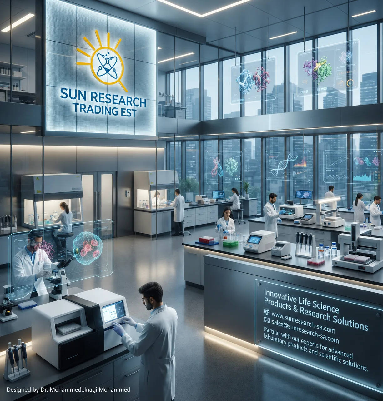 Scientific and Medical Equipment — Sun Research service visual